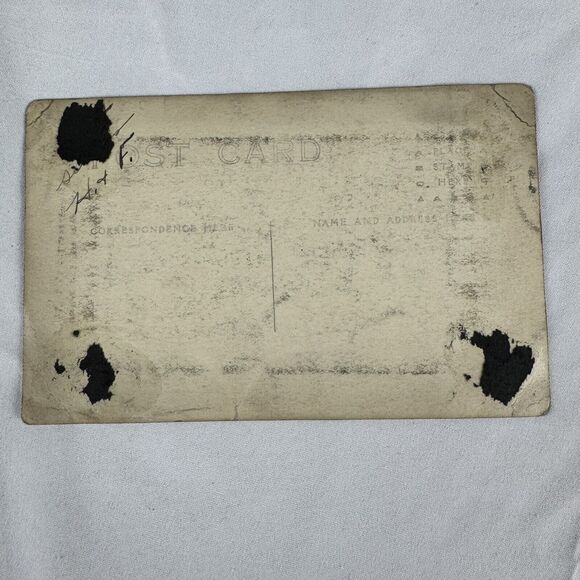 Horse Drawn Sleigh Real Photo Postcard RPPC Gentleman In Front Of House - Picture 2 of 6